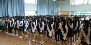 함양여중 흡연예방캠페인