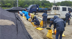 함양읍사무소, 태풍 ‘나크리’ 내습 대비 사전준비 만전 