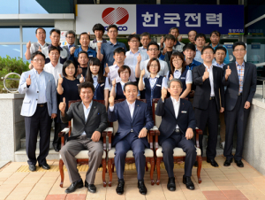 한국전력 경남본부장, 함양지사 초도순시