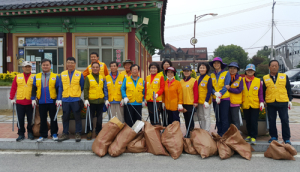 적십자 함양지구협의회 상림 환경정화