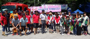 푹푹 찌는 무더위, 안전사고 발생않도록 쉼터 점검 및 캠페인
