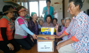 “마을어르신 덕분에 산삼축제 잘 치렀습니다” 