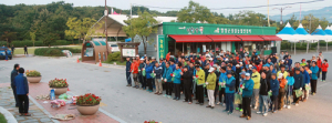 전 공무원·기관단체 참여 물레방아골 축제맞이 시가지 대청소 