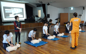 양소방서, 안의중학교 ‘Safe119-나르미’소방안전교육 실시