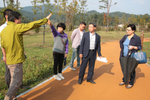 힐링주거체험관 건립 현장설명회
