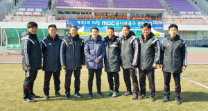 제10회 MBC 꿈나무축구 윈터리그 본지 최원석지사장 심판 참여