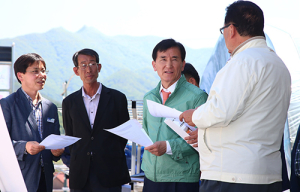 임창호 군수, 군 역점시책 추진현장 점검 ‘소통행정’ 