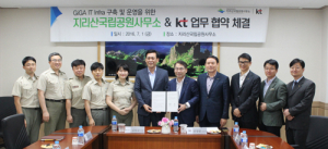 무선통신 기반 지리산국립공원 GiGA Infra 구축 업무협약