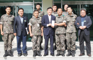 임창호 함양군수, 군장병 의경대원 추석맞이 위문 