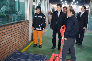 함양소방서장, 대형화재 근절을 위한 공장현지 지도방문