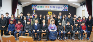 안의중, 신입생을 맞는 따뜻한 손길