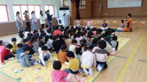 함양소방서, 천령유치원 원아 대상 소방안전교육 실시