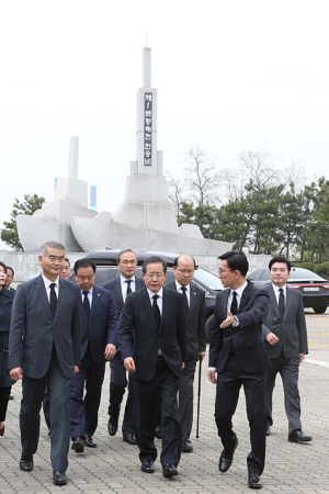 홍준표 자유한국당 대선후보 20일 경기 평택 해군함대 방문