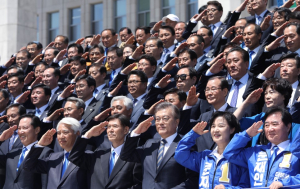 문재인 후보, 천군만마(千軍輓馬) 국방안보 1,000인 지지 기자회견 