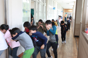 함양초, 함양소방서와 연계하여 합동소방훈련 실시