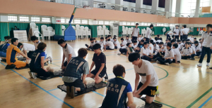 함양소방서, 함양중학교 심폐소생술 교육