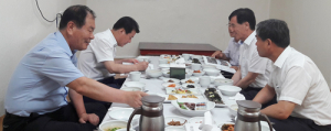 임창호 군수, 강석진 국회의원 내년도 국비확보 협의 