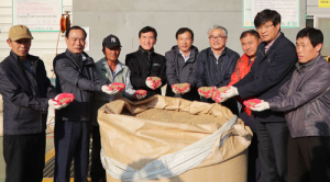 임창호 함양군수, 공공비축미곡 매입현장 방문 격려