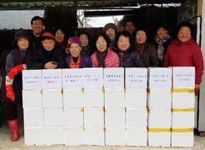 수동면자원봉사협의회 ‘사랑의 김장김치 나눔행사’ 