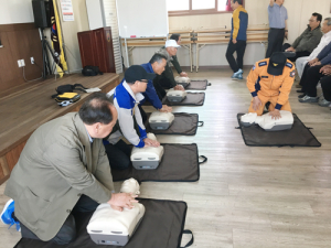 함양소방서, 노인재능나눔활동 참여자 대상 소방안전교육