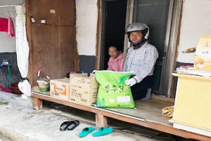 함양우체국, 복지사각지대 대상자 선정 생필품 전달