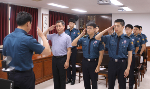 함양경찰서,`의무경찰 무사고 14주년 달성` 기념식 개최