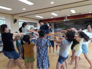 지곡초, 밧줄놀이 학부모 동아리 활동