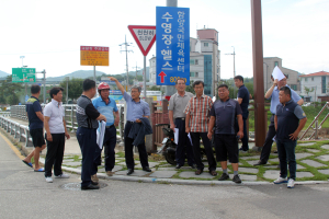 함양 돌북교 재가설 공사 주민설명회 가져