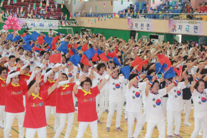 함양어르신들의 건강체조경연 한마당