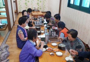 함양읍 ‘청수골 식당’ 독거노인 무료식사제공 