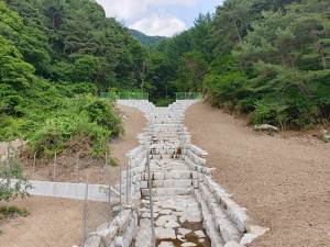 함양국유림관리소-산림재해예방을 위한 사방사업 적기 완료