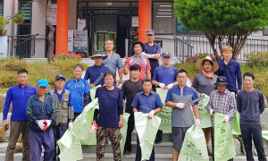 함양군 백전면청년회 환경정화 활동실시