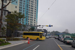 신흥 주거단지 웰가 앞 도로 개선 시급