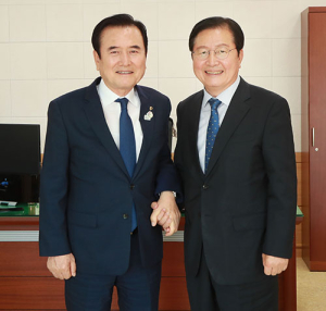 자매결연지 대전시 서구 함양군 방문 