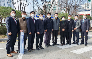 함양군의회, 코호트격리 한마음창원병원 격려 