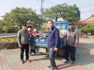 함양군 수동면 자원봉사협의회 코로나19 예방 방역활동
