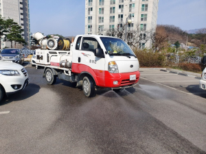 함양군 농업기술센터 방역지원으로 ‘코로나’ 철통방어!!