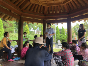 유림면, 노인일자리사업 참여자 코로나19 예방 및 현장 안전교육