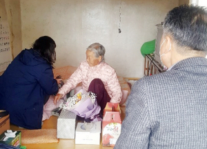 함양군 수동면, 24일 90세 이상 장수어르신 생신 찾아드리기