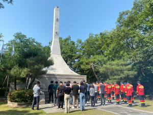 함양국유림관리소, 호국보훈의 달 맞아 충혼탑 참배 나서