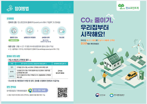 함양군, 탄소포인트제 인센티브 지급, ‘가입자 상시모집’