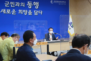 서춘수 함양군수, 코로나19 금주가 고비 총력 대응