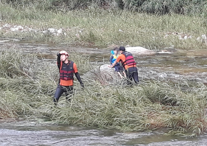 함양소방서, 서상면 부전계곡서 익수자 수난구조!