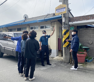 함양경찰서, 범죄신고 안내표지판 설치로 주민 불안 해소