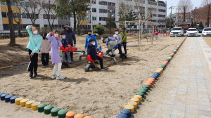 함양교육지원청, 관내 어린이놀이시설 소독 실시