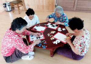 함양군, 정신건강 ‘치매예방 퍼즐게임’ 프로그램 실시