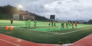 대전 하나시티즌 U-18팀 하계 전지훈련위해 함양군 방문