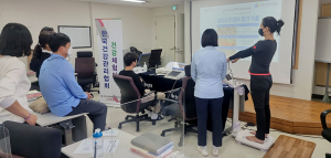 한국건강관리협회 경남지부, 경상남도 인재개발원 건강캠페인 실시