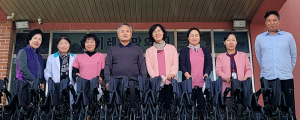 농업회사법인 함양산양삼 이종상 대표 휠체어 800여만원 상당 이레소망의집 전달
