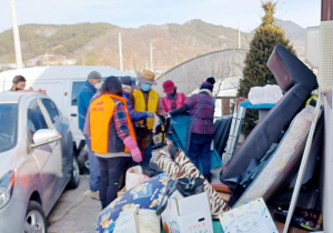 지곡면 주택화재 피해가구에 지역사회 온정 이어져